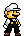 Mario wearing white and black