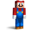 The Mario skin featured in Minecraft.