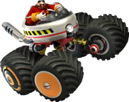 Dr. Eggman on his Egg Monster, from Sonic & Sega All-Star Racing