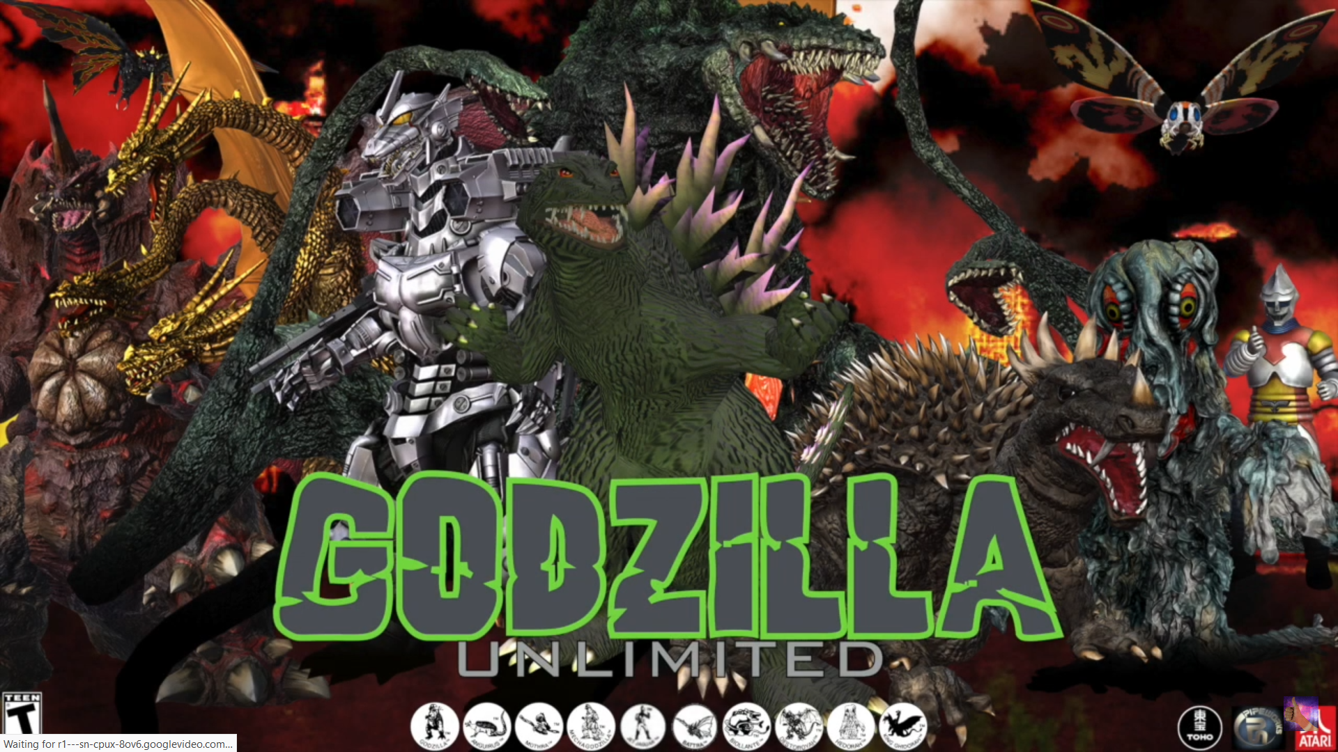 Download Godzilla Earth unleashing its fury Wallpaper