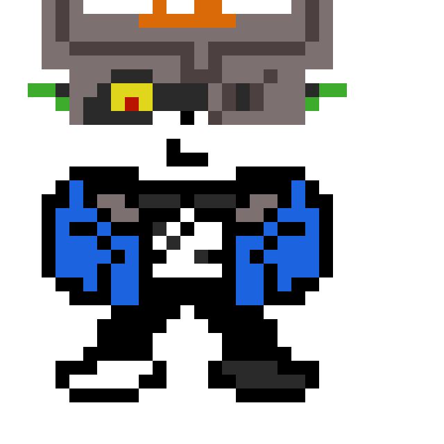 Sans in da hood pixel art