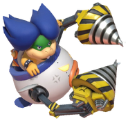 4.4.Ludwig Von Koopa using his Drills