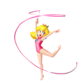Peach's swimsuit from Mario & Sonic at London 2012 Olympic Games