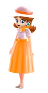 Daisy wearing a sundress