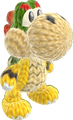 Yoshi's Woolly World design - Baby Bowser Yoshi