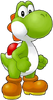 Yoshi appearing in Itadaki Street