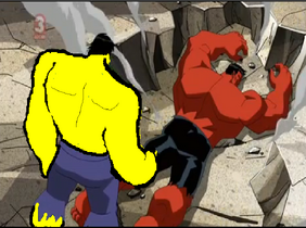 Yellow Hulk Vs Red Hulk
