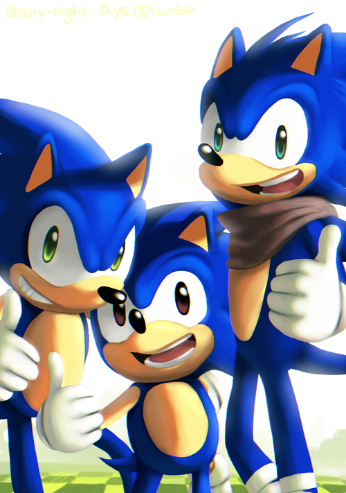 I edited “classic sonic” from generations to look more like the