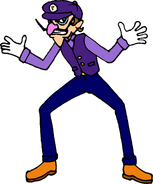 Waluigi as he appears in The Stories of New Tendo City