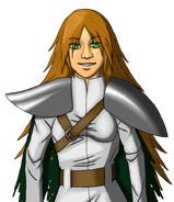 Jessica, as a warrior in Aingeru's dreams.