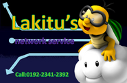 The lakitu network service AD that can be found in some of the tracks