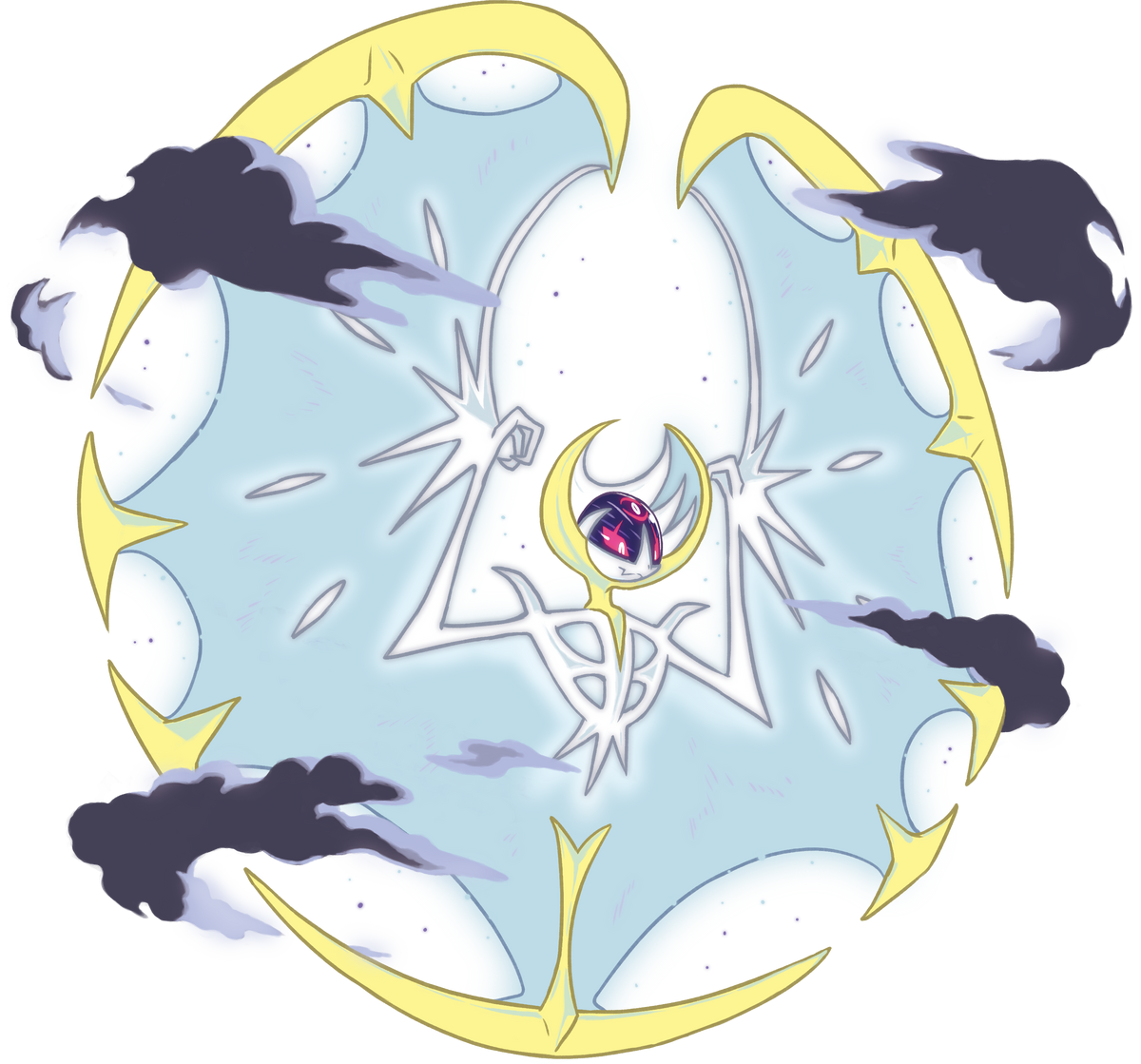 Solgaleo and Lunala, one represents the emissary - GREEN NOOK