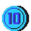 Blue 10 Coin