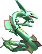 a 3D image of Rayquaza.