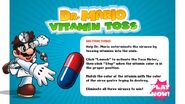 Instruction screen for Dr. Mario Vitamin Toss