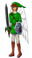 Aingeru as Link.