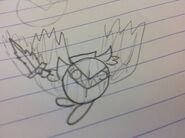 Meta Knight as depicted by User:TKThunder