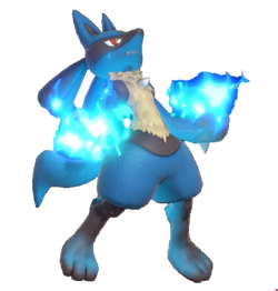 Lucario  SHINY BATTLE READY - Game Items - Gameflip