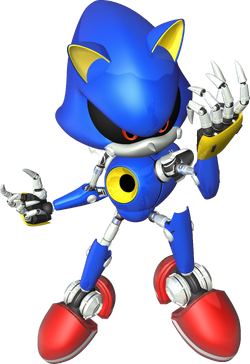 Metal Sonic Png - Metal Sonic 3d Render, Transparent Png