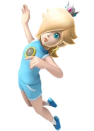 Rosalina in her sports outfit.
