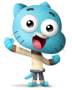 Check out this transparent Gumball running PNG image