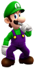 Luigi as he appears in Super Smash Bros. Calamity.