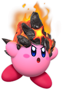 Volcano Fire Kirby in Kirby and the Forgotten Land