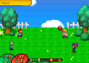 The Mario Bros. battling the Wario Bros.