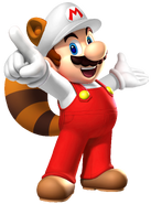 Fire Raccoon Mario