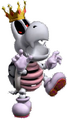 King Dead Bones. He is King of Dead Bones. He don't fight much by himself, but if he must, he is good fighter. He is fought alongside Cheap-Chump and Stitch Koopa in present Skeleton Graveyard.