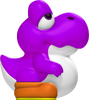 Purple Baby Yoshi 3D