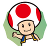 Sticker Toad - Mario Party Superstars