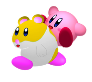 Kirby riding Rick