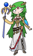 Palutena in Kid Icarus: Mythis and Fantendo Smash Bros. Shattered.