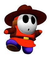 Shy Guy as a host in Mario Party 4