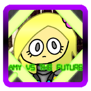 The app icon for Amy vs The Future on the V2. Created by Exotoro.