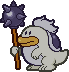 A White Clubba in Paper Mario.