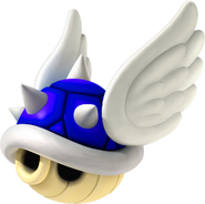 Winged GBA Blue Spiny Shell - Mario Kart Wii