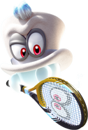 Cappy's artwork in Mario Tennis Deuce