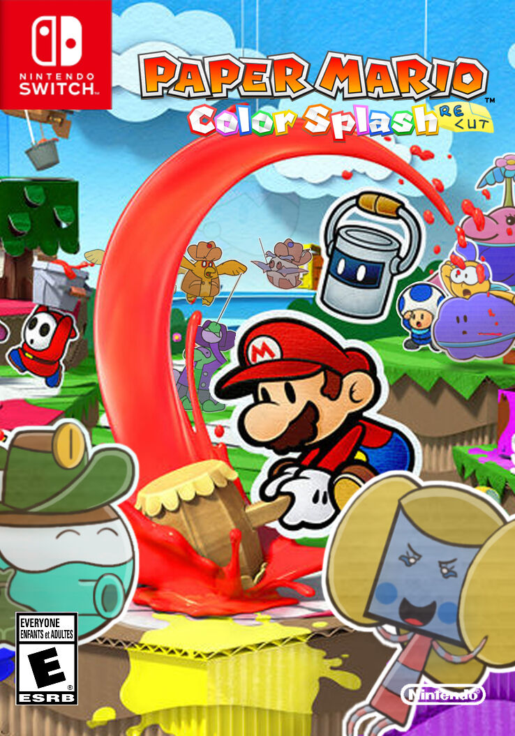 Switch paper mario color deals splash