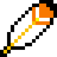 The Cape Feather sprite used in Super Mario World.