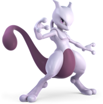 Mewtwo SSBU Artwork