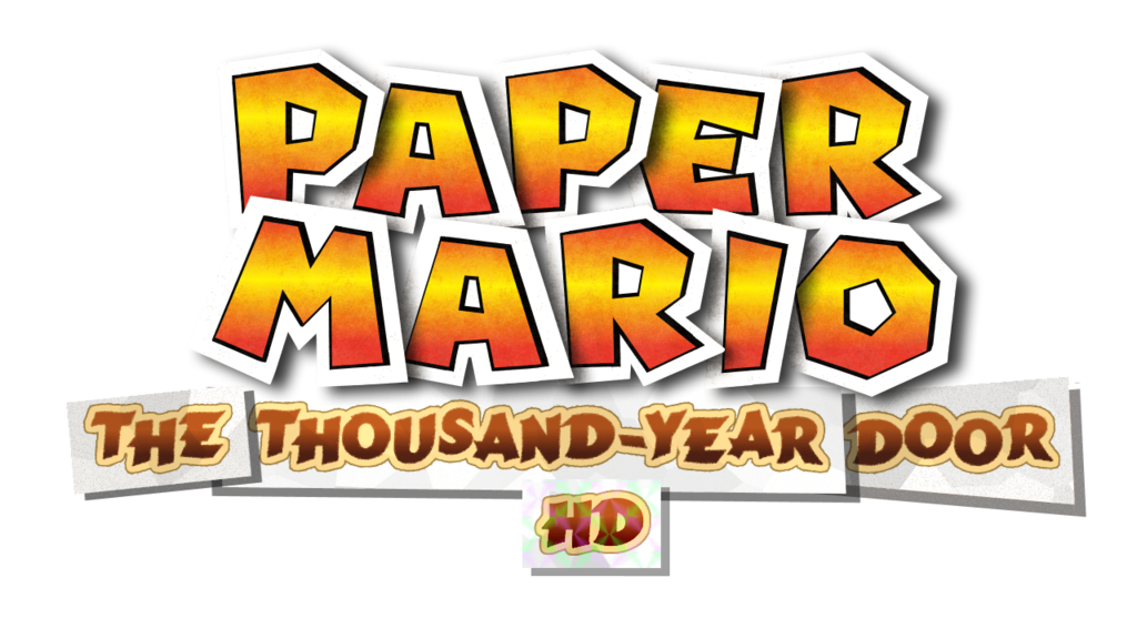 The thousand year door. Paper Mario logo. Paper Mario: the Thousand-year Door.