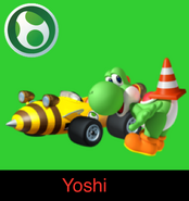 Yoshi in Mario Kart Ultime
