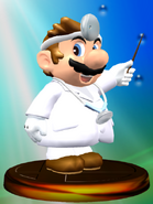 Dr. Mario's Classic Mode trophy in Melee