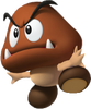 A Goomba with hands, a beta element for Mario Party Aurora.