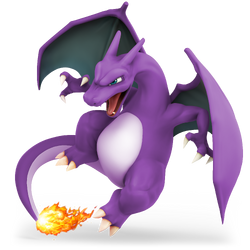 Shiny do Charizard já foi Roxo