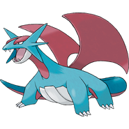 Salamence, on Garchomp's side, one of the commanders of Garchomp's Army