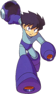 Mega Man art from Rockman Complete Works