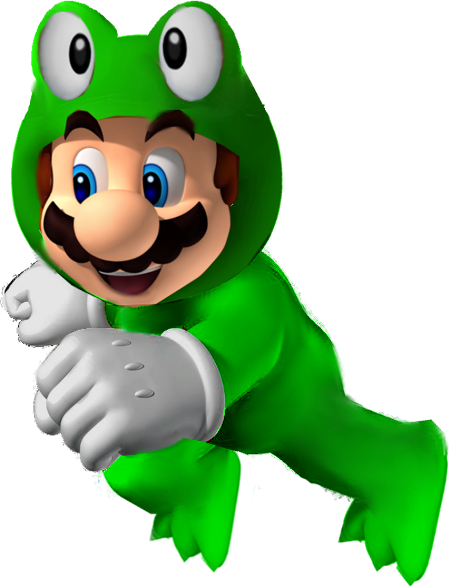 super mario 3d world frog suit